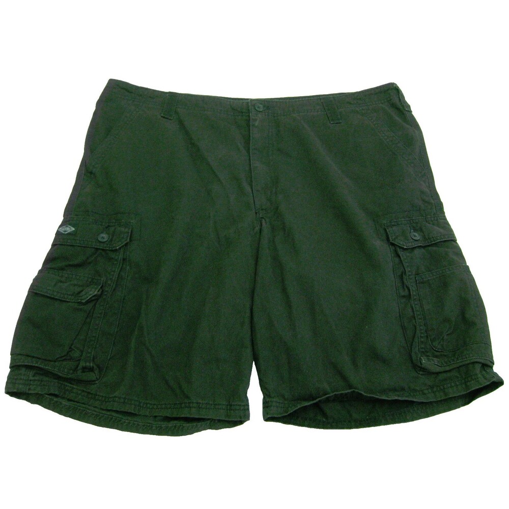 LEE JEANS Men's (Size 44) Black Cargo Shorts 9 Pockets! 100% Cotton Denim Pants